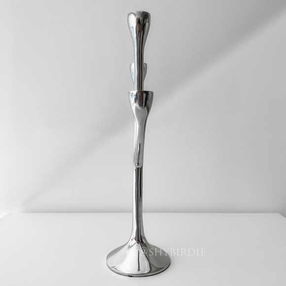 NEW Artisan Crafted Metal Tree Branch Candelabra - Picture 3 of 10